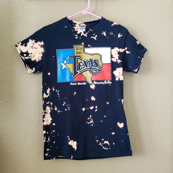 Billy Bob's Texas Custom Bleach Dyed Tshirt - Picture 3 of 6